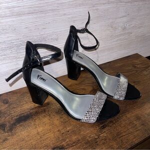 Fioni Open Toe Ankle Strap Heels - Women’s Size 7.5